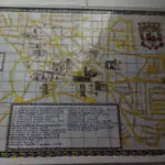 Plano cerámico de Andújar - Elaborado por por la Casa de Oficios en 1992